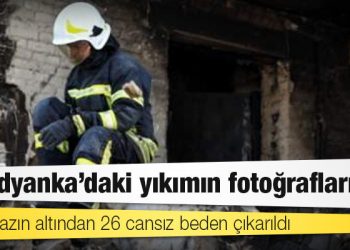 Borodyanka'daki yıkımın fotoğrafları