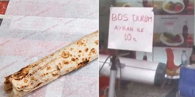 Boş baklava, boş tost, boş dürüme yurttaş isyan etti: İçimizi boşattılar