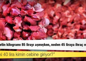 CHP'li Karabat'tan AKP'li Çelik'e: Karkas etin kilogramı 85 lirayı aşmışken, neden 45 liraya ihraç edildi; ardaki 40 lira kimin cebine giriyor?