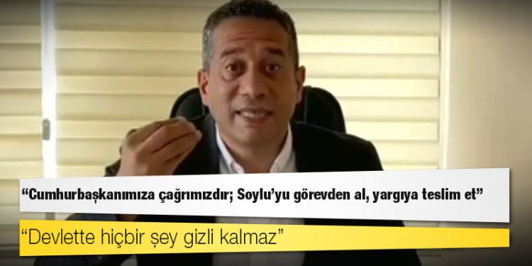 CHP’li Başarır: Cumhurbaşkanımıza çağrımızdır; Soylu’yu görevden al, yargıya teslim et