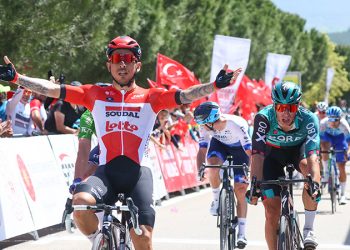 Cumhurbaşkanlığı Türkiye Bisiklet Turu’nun 6. etabını Caleb Ewan kazandı