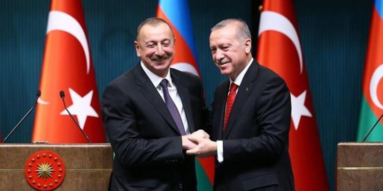 Cumhurbaşkanı Erdoğan Azerbaycan Cumhurbaşkanı Aliyev ile görüştü
