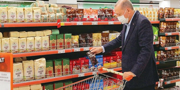 Cumhurbaşkanı Erdoğan'ın 'gayet uygun' dediği alışveriş sepeti ikiye katlandı