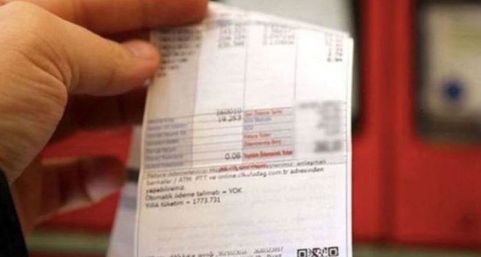 Doğalgaz faturası ödenmediği için 1 milyon 148 bin kesinti