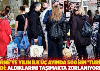 Edirne'ye yılın ilk &uuml;&ccedil; ayında 500 bin 'turist' geldi: Aldıklarını taşımakta zorlanıyorlar