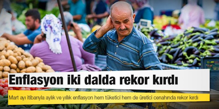 Enflasyon iki dalda rekor kırdı