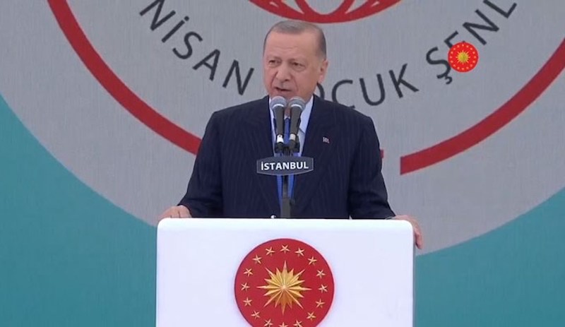 Erdoğan'dan çocuklara: Sakın ola kirlenmeyin!