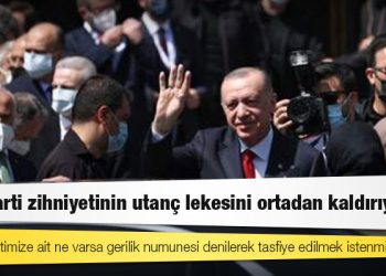 Erdoğan, Ayasofya Fatih Medresesi'nin açılışında konuştu: 'Tek parti zihniyetinin utanç lekesini ortadan kaldırıyoruz'