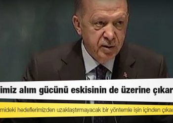 Erdoğan: Milletimiz markette, pazarda alışık olmadığımız derecede yüksek fiyatlarla karşılaşmakta; Avrupa ülkelerinde durum bizden daha vahim