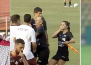 Erkek şiddeti sahada: Teknik direktör kadın hakeme kafa attı