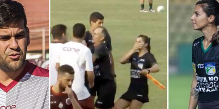 Erkek şiddeti sahada: Teknik direktör kadın hakeme kafa attı