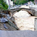 Giresun'un Dereli ilçesinde taşkın! Yol çöktü, köprüde hasar oluştu