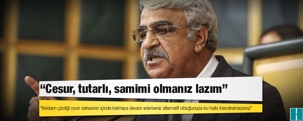 HDP Eş Genel Başkanı Sancar: Üç haneli enflasyonun nedeni sıfır demokrasi, sıfır hukuk, sıfır adalet