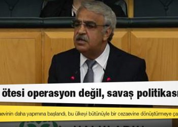 HDP lideri Sancar: 37 yeni cezaevinin daha yapımına başlandı, bu ülkeyi bütünüyle bir cezaevine dönüştürmeye çalışıyorlar