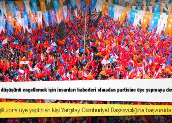 HDP'li Gergerlioğlu: AK Parti, oy düşüşünü engellemek için insanları haberleri olmadan partisine üye yapmaya devam ediyor!