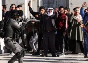 Harem-üş Şerif'te İsrail polisinin müdahalesi sonucu 150'den fazla Filistinli yaralandı