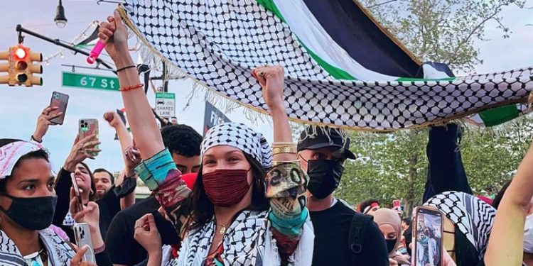 Instagram'dan Bella Hadid'e 'Filistin' sansürü