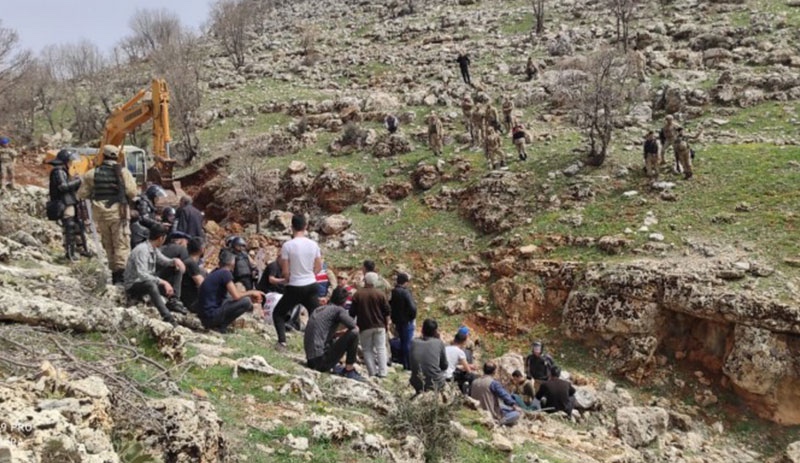 Kömür Beldesi’nde mermer ocağına geçit yok!