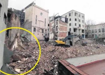 Karaköy'de genelevin altından sinagog ve hamam çıktı