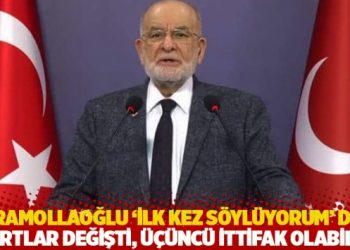 Karamollaoğlu &lsquo;İlk kez s&ouml;yl&uuml;yorum&rsquo; dedi: Şartlar değişti, &uuml;&ccedil;&uuml;nc&uuml; ittifak olabilir