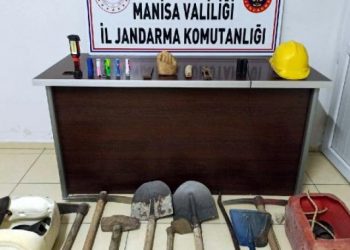 Kaçak kazıda Mezolitik döneme ait figürle yakalandılar