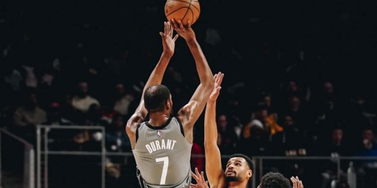 Kevin Durant'in sayı rekoru Brooklyn Nets'in galibiyetine yetmedi