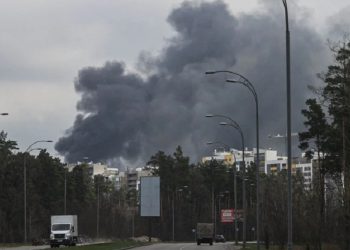 Kiev’de askeri tesis vuruldu