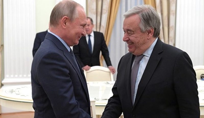 Kremlin duyurdu: Putin, BM Genel Sekreteri Antonio Guterres ile görüşecek