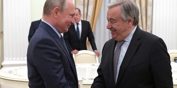 Kremlin duyurdu: Putin, BM Genel Sekreteri Antonio Guterres ile görüşecek