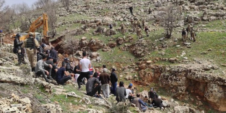 Kömür Beldesi’nde mermer ocağına geçit yok!