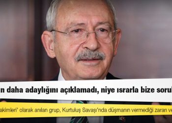 Kılıçdaroğlu: Belediye başkanlarımız görevlerinin başındalar, Erdoğan daha adaylığını açıklamadı, niye ısrarla bize soruluyor?