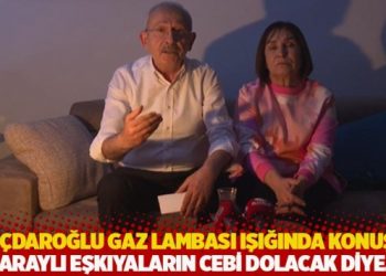 Kılı&ccedil;daroğlu gaz lambası ışığında konuştu: Saraylı eşkıya holdinglerin cepleri dolacak diye&hellip;