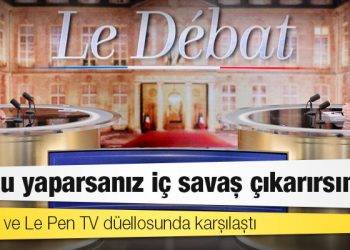Macron ve Le Pen TV düellosunda karşılaştı