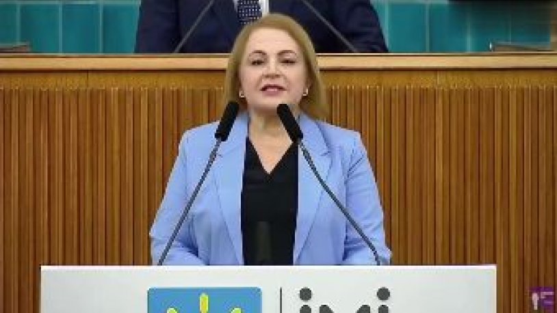 Meral Akşener, kürsüyü Sibel Güneş'e bıraktı: Bakalım Saray basını sansürleyecek mi?