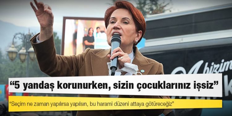 Meral Akşener esnafa seslendi: Seçim ne zaman yapılırsa yapılsın, bu harami düzeni attaya götüreceğiz