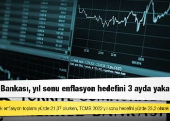 Merkez Bankası, yıl sonu enflasyon hedefini 3 ayda yakaladı!