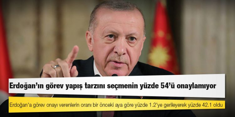 MetroPOLL: Erdoğan’ın görev yapış tarzını seçmenin yüzde 54’ü onaylamıyor