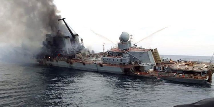Moskova’nın batış görüntüleri