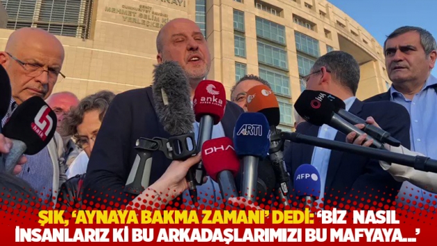 "Muhalifler 'biz nasıl insanlarız ki bu arkadaşlarımızı bu mafyaya teslim ettik' diye sormalı"