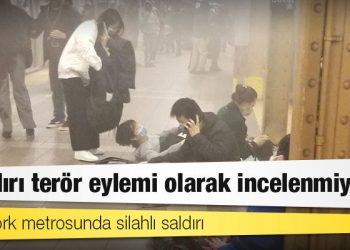 New York metrosunda silahlı saldırı: ‘‘Saldırı terör eylemi olarak incelenmiyor’’