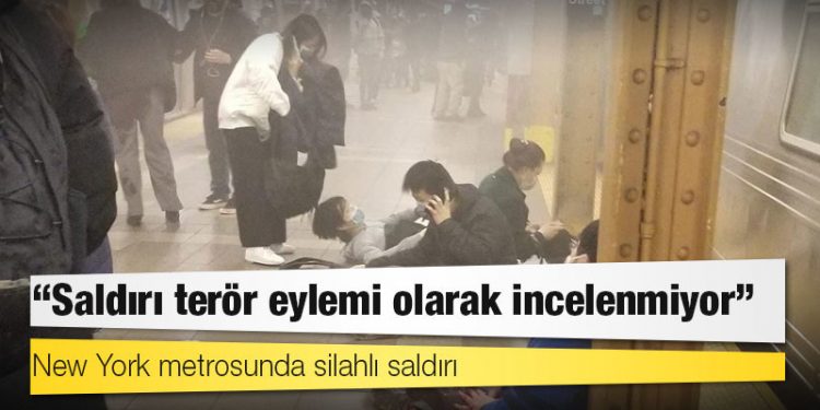 New York metrosunda silahlı saldırı: ‘‘Saldırı terör eylemi olarak incelenmiyor’’