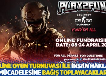 Online oyun turnuvası ile insan hakları m&uuml;cadelesine bağış toplayacaklar