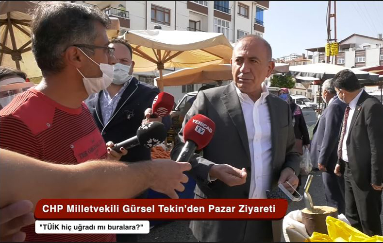 Pazarcı öğretmen çıkınca, Gürsel Tekin mahcup oldu: Ooo hocam!