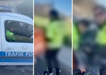Polisten kuryeye: İstersen kaç, beynine sıkarım