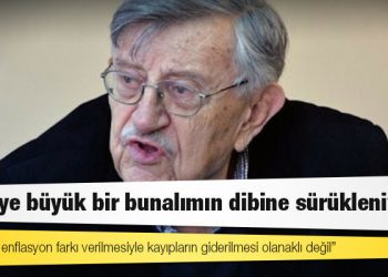 Prof. Korkut Boratav: Türkiye büyük bir bunalımın dibine sürükleniyor