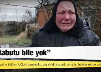 Rusya’nın saldırısında ölen oğlunu bahçeye gömen Ukraynalı anne: Bir tabutu bile yok