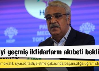 Sancar: AKP’yi geçmiş iktidarların akıbeti bekliyor
