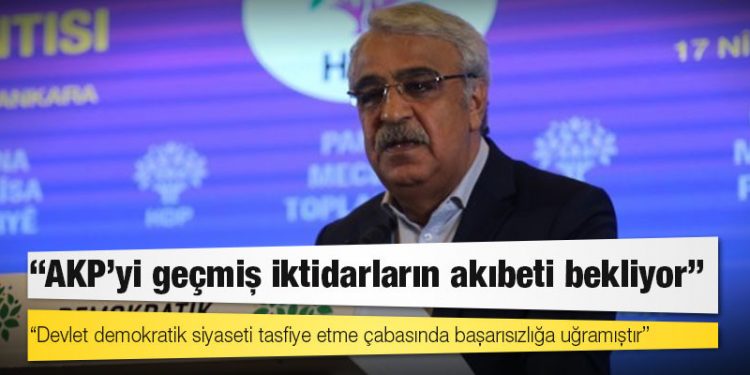 Sancar: AKP’yi geçmiş iktidarların akıbeti bekliyor