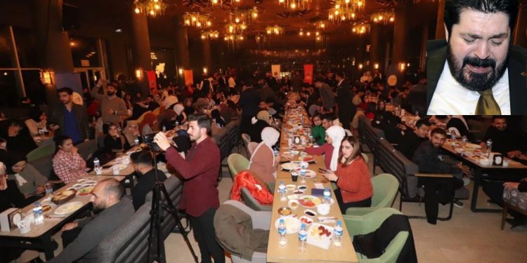 Savcı Sayan, lüks mekanda 500 kişiye sahur verdi: Kıskananlar çatlasın