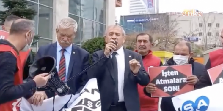 Sendika üyesi olduktan sonra işten atılan EnerjiSA işçilerine CHP'li vekillerden destek